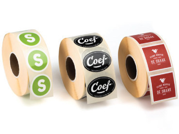 Etiketten en stickers op rol bestellen